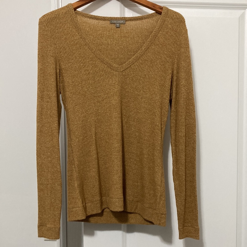 Lightweight Mustard Sweater